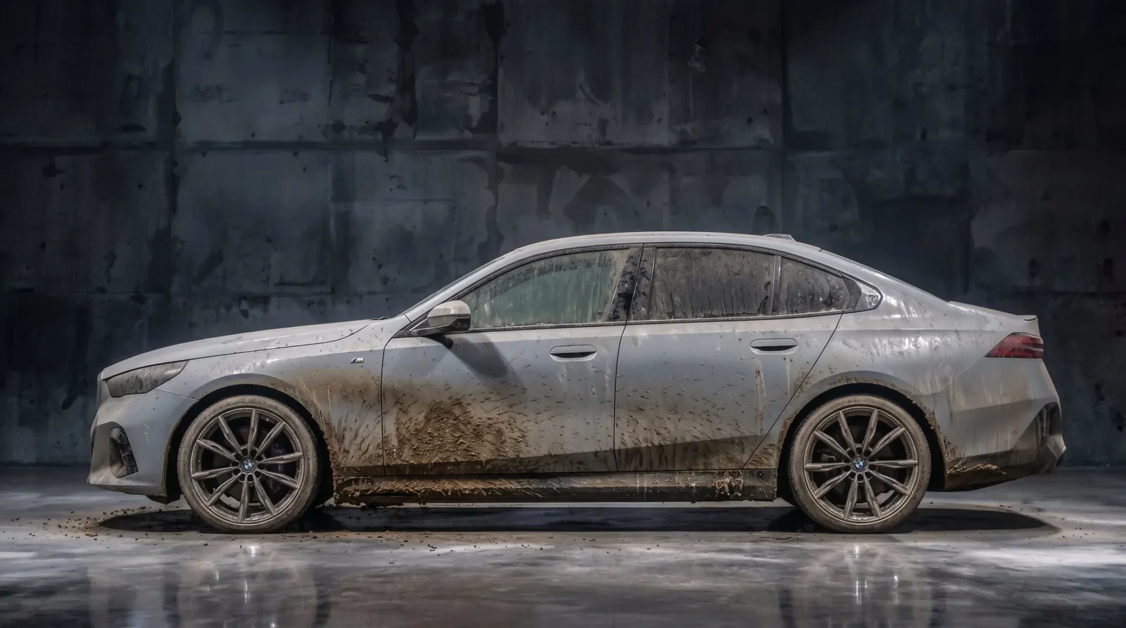 Voiture sale avant lavage